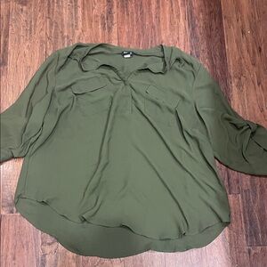 Torrid Olive Green Women's Top